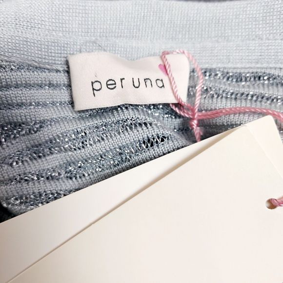 Per Una Marks & Spencer Silver Grey Fine Knit Cardigan BNWT Size UK 22 - Picture 8 of 9